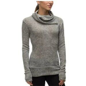 Kavu Light Heathered Grey Sweetie Turtleneck Sweater size M